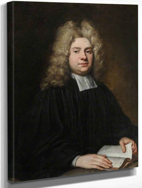 Laurence Echard, Geographer And Historian By Sir Godfrey Kneller, Bt.  By Sir Godfrey Kneller, Bt.