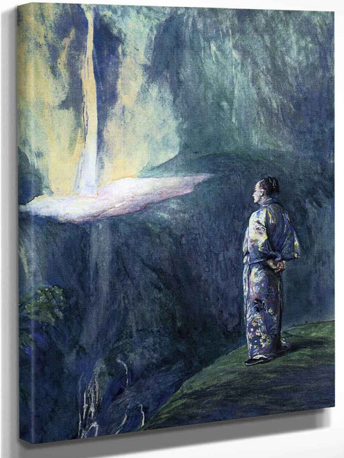 Li Tai Pe And The Waterfall By John La Farge By John La Farge