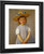 Little Girl In A Big Straw Hat And A Pinnafore 2 By Mary Cassatt