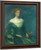 Lyda In Green By Thomas Wilmer Dewing By Thomas Wilmer Dewing