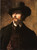 Man With A Hat By Eastman Johnson  By Eastman Johnson