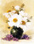 Matilija Poppies And California Violets By Raoul De Longpre By Raoul De Longpre