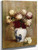 Mums In An Oriental Vase By Emil Carlsen By Emil Carlsen