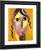 Mystical Head Black Curls By Alexei Jawlensky By Alexei Jawlensky