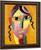 Mystical Head Black Curls By Alexei Jawlensky