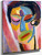 Mystical Head Closed Eyes By Alexei Jawlensky By Alexei Jawlensky