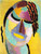 Mystical Head Yellow Mouth Within Violet By Alexei Jawlensky By Alexei Jawlensky