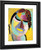 Mystical Head Yellow Mouth Within Violet By Alexei Jawlensky By Alexei Jawlensky