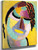 Mystical Head Yellow Mouth Within Violet By Alexei Jawlensky By Alexei Jawlensky