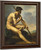 Nude Warrior With A Spear By Theodore Gericault