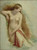 Nude Woman Kneeling 3 By William Etty By William Etty