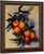 Orange Branch Bearing Fruit By Claude Oscar Monet