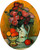 Oval Still Life With Flowers By Alexei Jawlensky By Alexei Jawlensky