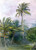 Palms In Storm, With Rain, Vaiala, Samoa By John La Farge By John La Farge