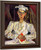 Pastry Cook With Red Handkerchief By Chaim Soutine