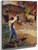 Pere Melon Cutting Wood By Camille Pissarro