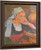 Portrait De Marie Lagadu By Paul Serusier Oil on Canvas Reproduction