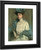 Portrait Of A Lady In Blue By Sir John Lavery, R.A. By Sir John Lavery, R.A.