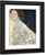 Portrait Of A Lady In White  By Gustav Klimt