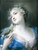 Portrait Of A Lady With A Parrot By Rosalba Carriera By Rosalba Carriera