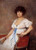 Portrait Of A Lady By Pierre Carrier Belleuse By Pierre Carrier Belleuse
