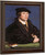 Portrait Of A Member Of The Wedigh Family 1 By Hans Holbein The Younger