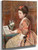 Portrait Of A Seated Lady By George Goodwin Kilburne By George Goodwin Kilburne