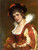 Portrait Of A Venetian Lady By Eugene De Blaas