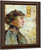 Portrait Of A Woman In Profile By Edouard Vuillard