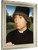 Portrait Of A Young Man Before A Landscape by Hans Memling