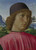 Portrait Of A Young Man In Red By Domenico Ghirlandaio