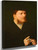 Portrait Of An Unknown Man In Black With A Letter By Joos Van Cleve By Joos Van Cleve