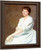 Portrait Of Anna By Julian Alden Weir American 1852 1919