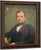 Portrait Of Carl Gustaf Indebetou By Johan Krouthen