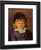 Portrait Of Jean Monet Wearing A Hat With A Pompom By Claude Oscar Monet