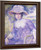 Portrait Of Madame Cross By Henri Edmond Cross Oil on Canvas Reproduction