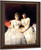 Portrait Of Marthe And Therese Galoppe By Leon Joseph Florentin Bonnat Oil on Canvas Reproduction