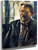 Portrait Of Max Halbe By Lovis Corinth By Lovis Corinth