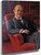 Portrait Of Navy Treasurer Gustaf Lundblad By Johan Krouthen