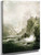 Ruins Of Fast Castle, Berwickshire, Scotlandthe Wolf's Crag Of The 'Bride Of Lammermoor By William Trost Richards Art Reproduction