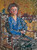 Seated Girl In Blue By Harold Gilman