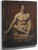 Seated Male Nude, Frontal View By William Etty By William Etty
