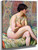 Seated Nude By Theo Van Rysselberghe