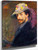 Self Portrait With Flowered Hat By James Ensor By James Ensor