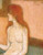 Sitting Nude With Red Hair By Jozsef Rippl Ronai