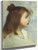 Sketch Of A Young Girl By Henri Martin