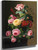 Still Life With Flowers, Mainly Roses By Severin Roesen