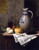 Still Life With Jug And Newspaper By William Michael Harnett