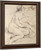 Study Of A Female Nude Leaning On A Cornucopia By Charles Joseph Natoire