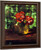 Study Of Flowers, Red Against Green By William Merritt Chase Study Of Flowers, Red Against Green By William Merritt Chase